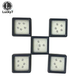 10pcs Gem Display Package Box with Foam Pad Beads Pendant Plastic Showcase