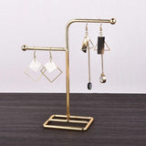 Wrought Iron Jewelry Organizer Bracelet Earrings Storage Holder Stand