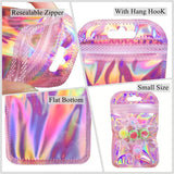 50pc Holographic ZipLock Bags Small Pouches for Jewelry Business Food Storage