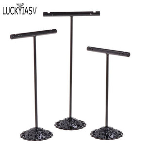 3Pcs/Set Portable Earring Jewelry Display Rack Metal Holder Stand