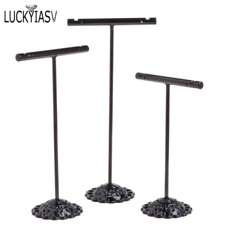 3Pcs/Set Portable Earring Jewelry Display Rack Metal Holder Stand
