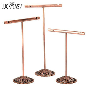 3Pcs/Set Portable Earring Jewelry Display Rack Metal Holder Stand