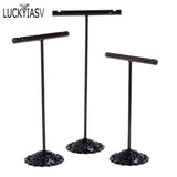 3Pcs/Set Portable Earring Jewelry Display Rack Metal Holder Stand