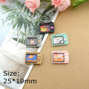 TV Charms for Earring Bracelets DIY Pendants Bulk