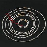 4mm Tennis Chain Stainless Steel Bracelet Hip Hop Crystal Zircon Gothic Jewelry