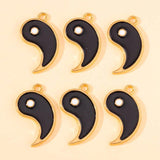 20Pcs Yin Yang Kung Fu Tai Chi Charms for Couple Necklace