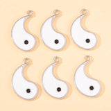 20Pcs Yin Yang Kung Fu Tai Chi Charms for Couple Necklace