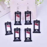 10pcs Bloody Guillotine Acrylic Charms for Jewelry DIY Making