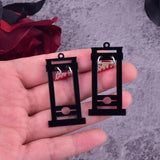 10pcs Bloody Guillotine Acrylic Charms for Jewelry DIY Making