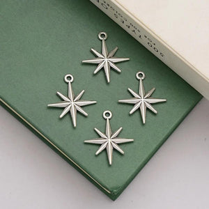 30pcs Morning Star Charms Pendant for DIY Jewelry Making Supplies