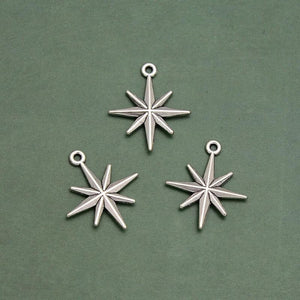 30pcs Morning Star Charms Pendant for DIY Jewelry Making Supplies