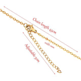 10pcs 1mm Stainless Steel Necklace Chains for DIY Jewelry Making