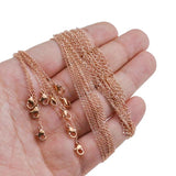 10pcs 1mm Stainless Steel Necklace Chains for DIY Jewelry Making