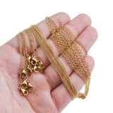 10pcs 1mm Stainless Steel Necklace Chains for DIY Jewelry Making