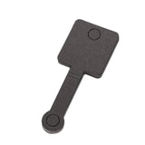 50Pcs 4x10cm Fold Over Paper Cardboard Keychain Self Adhesive Necklace Tags DIY