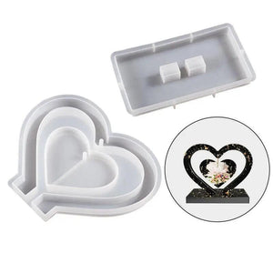 Heart Photo Frame Pendant Resin Mold DIY Home Decor Tools
