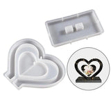 Heart Photo Frame Pendant Resin Mold DIY Home Decor Tools
