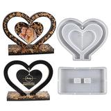 Heart Photo Frame Pendant Resin Mold DIY Home Decor Tools