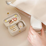 Macaron Jewelry Box Travel Earrings Bag Lipstick Ring Storage Box