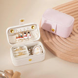 Macaron Jewelry Box Travel Earrings Bag Lipstick Ring Storage Box