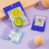 50pcs Gradient Holographic Laser Foil Bags Resealable Zip lock Bags