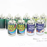 8 Pcs Resin Drink Bottle Charms for DIY Jewelry Making