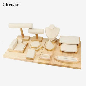 Wooden Jewelry Display Stand