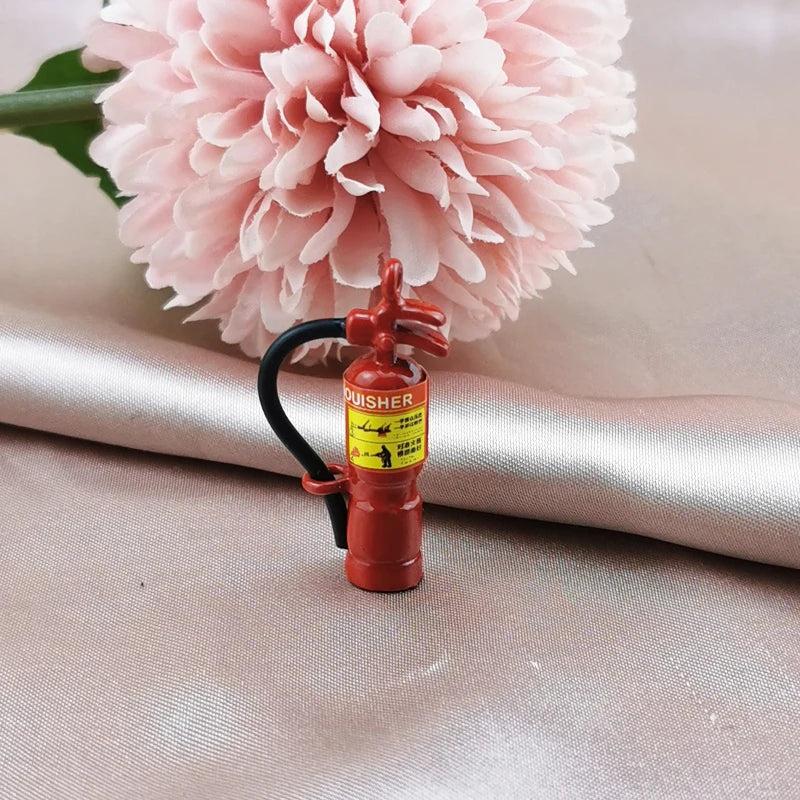 6pcs Fire Extinguisher Enamel Charms Metal Pendant DIY Jewelry Making