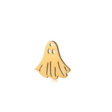 5Pcs Halloween Ghost Spirit Charms Stainless Steel DIY Jewelry Making Supplies