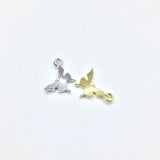 20pcs 10mm Butterfly Zinc Alloy Charms for Jewelry Making