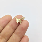 20pcs 10mm Butterfly Zinc Alloy Charms for Jewelry Making
