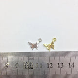 20pcs 10mm Butterfly Zinc Alloy Charms for Jewelry Making