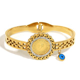 18K Stainless Steel Bangles Bracelets for Women