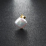 Baroque Freshwater Pearl Pendant 925 Sterling Silver Women's Gift