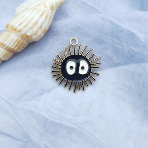 10pcs Anime Charm Enamel Earrings Pendant DIY Necklace Keychain Jewelry Making