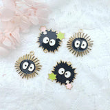 10pcs Anime Charm Enamel Earrings Pendant DIY Necklace Keychain Jewelry Making