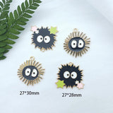10pcs Anime Charm Enamel Earrings Pendant DIY Necklace Keychain Jewelry Making