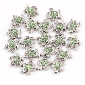 20pcs Sea Turtle Floating Charms for Memory Lockets