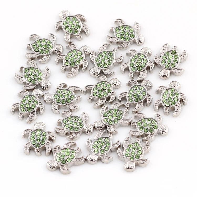 20pcs Sea Turtle Floating Charms for Memory Lockets