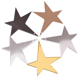 6pcs Geometric Star Earrings & Necklace Pendant DIY Jewelry Making Accessories