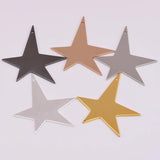 6pcs Geometric Star Earrings & Necklace Pendant DIY Jewelry Making Accessories