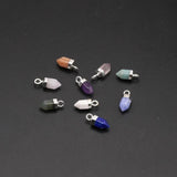 3PCS Clear Quartz Stone Pendant for DIY Jewelry Making
