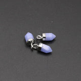 3PCS Clear Quartz Stone Pendant for DIY Jewelry Making