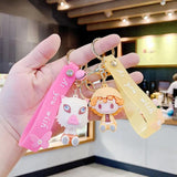 Demon Slayer Nezuko Tanjirou Key Chain Silicone Pendant