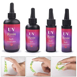 UV Resin Glue Crystal Clear Ultraviolet Curing Epoxy Resin Flexible UV Glue
