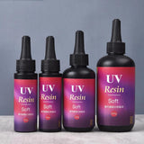 UV Resin Glue Crystal Clear Ultraviolet Curing Epoxy Resin Flexible UV Glue