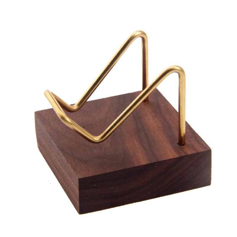 Wooden Crystal Displays Stone Base Glass Ball Holder Sphere Stand