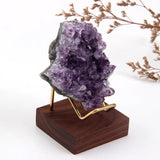 Wooden Crystal Displays Stone Base Glass Ball Holder Sphere Stand