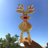 Elk Christmas Decoration Epoxy Resin Mold DIY Desktop Ornament Silicone Mold