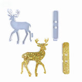 Elk Christmas Decoration Epoxy Resin Mold DIY Desktop Ornament Silicone Mold